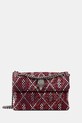 Kurt Geiger London torebka KENSINGTON tekstylny bordowy 2732589069