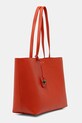 Kožená kabelka Kurt Geiger London 3601491109 oranžová AW25
