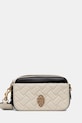 Шкіряна сумочка Kurt Geiger London KENSINGTON лицьова шкіра бежевий 4684601109