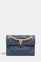 Kurt Geiger London torebka skórzana KENSINGTON skóra licowa granatowy 4372889109