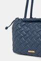 Akcesoria Kurt Geiger London torebka skórzana KENSINGTON 4370889109 granatowy