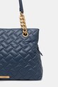 Akcesoria Kurt Geiger London torebka skórzana KENSINGTON 2054989109 granatowy