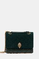 Kurt Geiger London torebka skórzana KENSINGTON nie mieści A4 zielony 9959871219