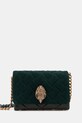 Kurt Geiger London torebka skórzana KENSINGTON nie mieści A4 zielony 9594571219