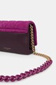 Akcesoria Kurt Geiger London torebka skórzana KENSINGTON 9594552219 różowy