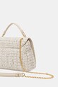 Akcesoria Valentino Bags torebka TWEED VBS9JP02 beżowy