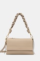 Coccinelle torebka skórzana BOHEME GRANA DOUBLE skóra licowa beżowy E1.M50.12.01.01