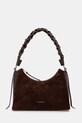 Coccinelle torebka zamszowa BOHEME SUEDE BIMATERIAL skóra licowa brązowy E1.P6P.13.03.01