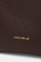 Kožená kabelka Coccinelle COCCINELLE C-ME hnedá E1.SSL.18.03.01