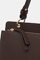 Coccinelle poșetă de piele COCCINELLE C-ME maro E1.SSL.18.05.01