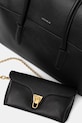 Coccinelle torebka skórzana DOUBLE BEAT czarny E1.T8A.11.01.01