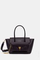 Coccinelle borsa a mano in pelle DOUBLE BEAT pelle fiore violetto E1.T8A.18.02.01