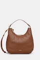 Δερμάτινη τσάντα Coccinelle REBEKKA λείο δέρμα καφέ E1.T95.13.02.01