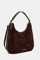 Semišová kabelka Coccinelle REBEKKA SUEDE E1.T96.13.01.01 hnědá AW25