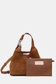 Semišová kabelka Coccinelle semišová koža hnedá E1.THE.58.01.01