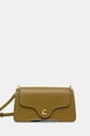 Coccinelle torebka skórzana skóra licowa zielony E5.SSK.27.01.01