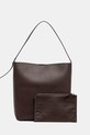 Шкіряна сумочка Marc O'Polo лицьова шкіра коричневий 50611951101141