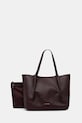 Kožená kabelka Marc O'Polo usňová koža burgundské 50819650201109