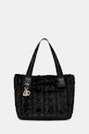 Torba Liu Jo imitacija zrnate kože crna AF5154.E0305