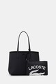 Lacoste torebka dwustronna nie mieści A4 granatowy NF5128AS