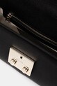 Lacoste torebka skórzana NF5099PH czarny