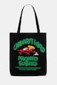 Хлопковая сумка Carhartt WIP Canvas Graphic Tote печать чёрный I033975.34IXX