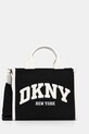 Dkny torebka tekstylny czarny R52AGC80