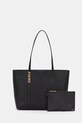 Dkny torebka skórzana skóra licowa czarny R52AKG54