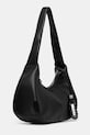 Кожаная сумочка GANNI Hobo Medium A6837 чёрный AW25
