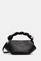 GANNI torebka skórzana Ganni Bou Bag Mini gładkie czarny A6946