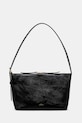 A.P.C. poșetă de piele Sac Vera Shoulder uni negru PXCCK.F61974