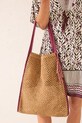 women'secret torba plażowa mieści A4 beżowy 4382369