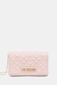 Love Moschino poșetă nu incape in A4 roz JC4079PP1NLA0601