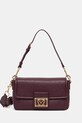 Love Moschino torebka aplikacja bordowy JC4086PP1NLI0552
