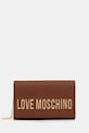 Love Moschino torebka aplikacja brązowy JC4103PP1NKD0312