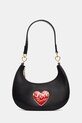 Love Moschino torebka nie mieści A4 czarny JC4183PP1NLP0000