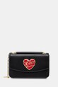 Love Moschino poșetă nu incape in A4 negru JC4184PP1NLP0000