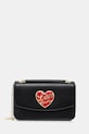 Love Moschino poșetă nu incape in A4 negru JC4184PP1NLP0000
