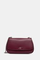Calvin Klein torebka nie mieści A4 bordowy LV04F3171G