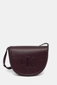 Calvin Klein torebka nie mieści A4 bordowy LV04F3221G