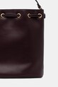 Akcesoria Calvin Klein torebka LV04F3232G bordowy