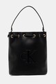 Calvin Klein borsetta applique nero LV04F3232G
