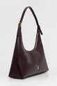 Calvin Klein torebka skórzana LV04F3262G bordowy AW25
