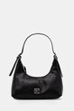 Kožna torba Calvin Klein bez uzorka crna LV04F3263G