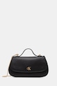 Calvin Klein torebka nie mieści A4 czarny LV04F3282G