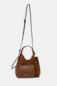 Gianni Chiarini torebka zamszowa DUA nie mieści A4 brązowy BS.9779.CM