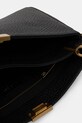 Kožená kabelka Tommy Hilfiger černá AW0AW17661