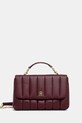 Torba Tommy Hilfiger bez uzorka bordo AW0AW17669