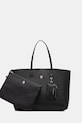 Двусторонняя сумочка Tommy Hilfiger узор чёрный AW0AW17687