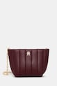 Kabelka Tommy Hilfiger nevejde se A4 burgundské AW0AW17690